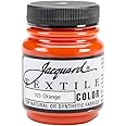 Jacquard Products Orange-Textile Color Paint, Acrylic, Multicolour, 66.5 ml (Pack of 1)