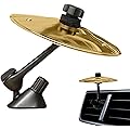 Mini Cymbale Voiture, Car Crashs Cymbals Air Vent, Symbole De Voiture Tambour, Cymbale De Tambour Voitures, Instrument Musique Amusant Cymbales À Doigt Ornements Pour Voitures(B)