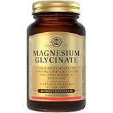 Solgar Magnesium Bisglycinate 240 mg | High Absorption | 60 Capsules | Reduces tiredness &middot; Supports the nervous system &middot; Gent