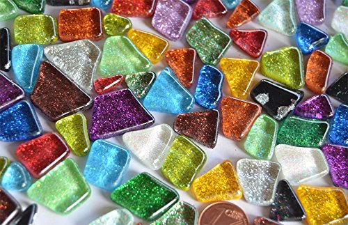 410g Mosaiksteine Bastelmix aus 4 versch. Artikeln geschenkideen, ca.180 St. - 4