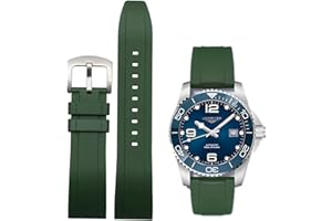 Niziruoup Correa de Reloj de Caucho Fluorado 19mm 20mm 21mm 22mm Correa de Liberación Rápida de Goma FKM Bandas Suave Duradera Correa de Reloj Inteligente Pulseras Deportiva para Hombre y Mujer