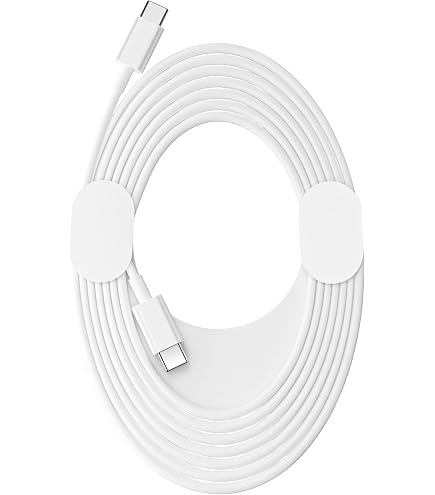 Uomo Gucci Cavo Originale Google USB-C A USB-C Per Pixel 9, 8, 7, 6, 5, 4, 3 - Ricarica E Dati, 3 Piedi, Bianco Cavo Pixel Ricarica Veloce