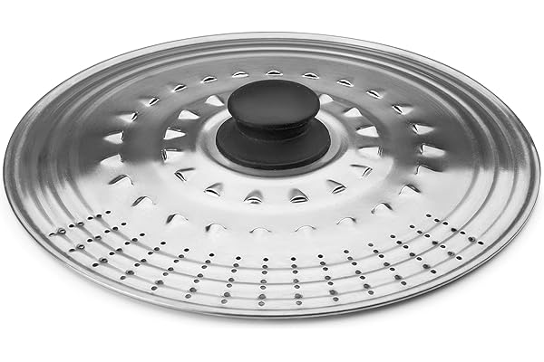 IBILI 714243 Couvercle à usage multiple 36-38-40-42 cm en Inox (avec trous) Argent