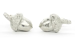 WILLIAM STURT FINE PEWTER Manschettenknöpfe Eichel, Handgegossen, von William Sturt, aus Deutsche Zinn (Pewter)