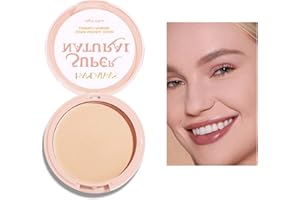 ANGEFARGE HANDAIYAN Powder,Setting Powder,Super Natural Color Compact Powder,24 Houe Shine-Free Wear,Oily Control,Waterproof,Long lasting,Ultra Matte Finish Face Powder Makeup (#03)