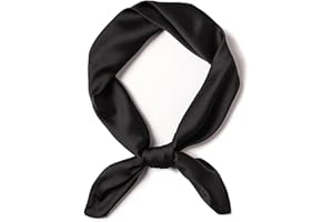 SHUBEIEUMI Sciarpe Donna, Sciarpa Quadrata, Testa Collo Decorazione Copricapo Sciarpa, Scialle Donna Elegante cerimonia, 70 x 70 cm