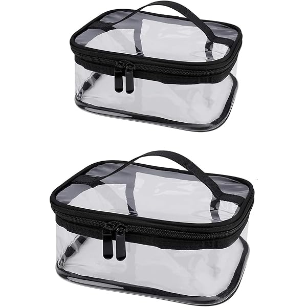 2 Borse Tote Trasparenti In PVC – Impermeabili, Con Tracolla Regolabile, Approvate Per Stadio, 30,5x15x30,5 Cm - 4