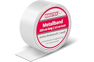 MAGSTICK Barra magnetica a parete come superficie adesiva per magneti I 2,5 metri barra magnetica adesiva, tagliabile I mag_141