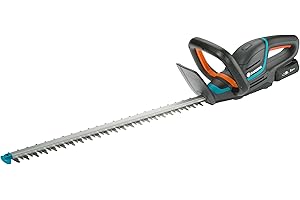 Gardena Akku-Heckenschere ComfortCut 60 18V P4A Ready-to-Use Set: Heckenschneider mit ergonomischem Griff und Anschlagschutz, geringes Gewicht für bessere Handhabung, inkl. 18V P4A Akku (14731-20)