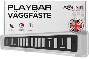 Sound Bass Playbar Väggfäste Kit med Monteringstillbehör | Endast kompatibel med Sonos Playbar Soundbar, Fästen inklusive monteringsmaterial, Designat i UK av Soundbass
