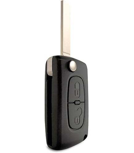 Autoschlüssel-Gehäuse Für Citroen & Peugeot – 3 Tasten, 2 Stück, ABS Schwarz, Kompatibel Mit CE0523-VA2 Modellen