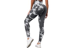 Neteson Leggings Deportivos Mujer Push Up Cintura Alta Mallas Anticeluliticos Sin Costuras Opaco Scrunch Butt Pantalones Gym Yoga Fitness Jogging Entrenamiento