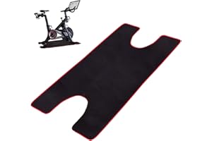 DOCEMORA Peloton Sweat Towel Mat, Super Absorbent Spin Bike Sweat Guard, Anti Slip & Machine Washable
