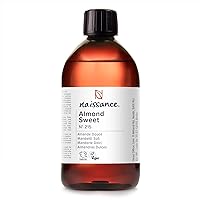 Naissance Natürliches Süßes Mandelöl (Nr. 215) 500ml – Vegan, Gentechnikfrei – Ideal zur Haar– und Körperpflege, für Aromathe