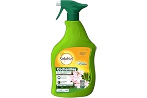 SOLABIOL Anti Cochenilles - Pulvérisateur - Prêt A L'emploi - 750ml - Élimine Oeufs Larves & Adultes - Action Rapide & Agit Par Contact - Utilisable En Agriculture Biologique SOCOCHPAL750N