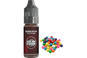 GALAXEJUICE Bubblegum Flavouring - High Strength Food Flavoring - 230+ Flavours -10ml Bottle.