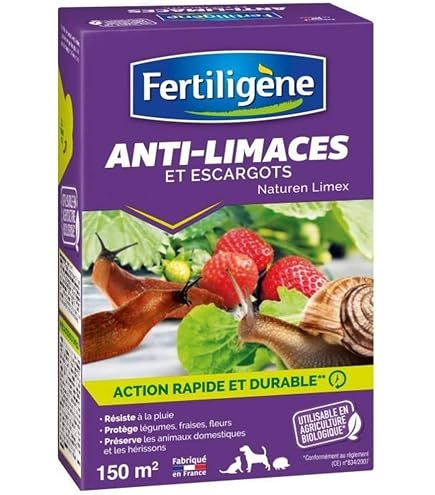 Fertiligène FLIMULTRA4 - Granulés Anti-Limaces et Escargots Ultra-Concentré UAB 400 g - Premiers