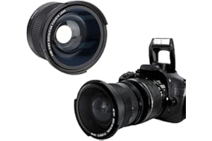 LIGHTBOW Fisheye Lens for Canon,Universal 0.35X 52mm Wide Angle SLR DSLR Digital Camera Lens with Cap,for Canon for Pentax for Nikon for Sony for Minolta for Olympus default