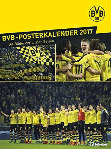 BVB Posterkalender 2017 - teNeues Fußballkalender, Fankalender Borussia Dortmund - 48 x 64 cm