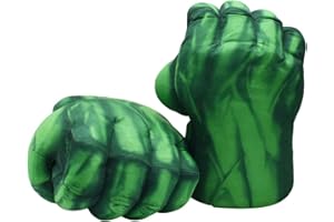 Zliger Hulk-Handschuhe Boxhandschuhe Handschuhe Super Hero Smash Hände Weiche Fäuste Hulk Handschuhe Hulk-Boxhandschuhe für Kinder Damen Männer Herren Frauen（1 Paar）