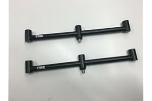 TMC 2 x 3 Rod Aluminium buzz bars, Coated Black. Length 30cm. Lightweight, 16mm Diameter