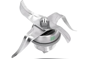 PIESSEONLINE Lame Bimby TM3300 di Ricambio Compatibili per Bimby Thermomix – Gruppo Coltelli in Acciaio Inox SUS420 – Accessorio per Bimby TM3300 Chef-Mix, Sicuro, Resistente e Lavabile in Lavastoviglie