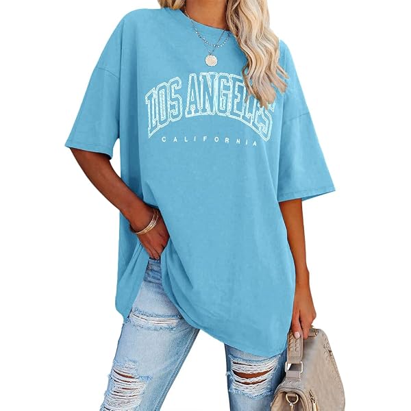 T-shirt Donna Minetom Scollo A V Oversize – Maglietta Manica Corta Estiva In Tessuto Morbido – Casual Basic Per Shopping E Vacanze