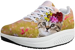 chaqlin Chaussures à plateforme augmentant la hauteur - Pour femme