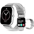 PEJE Smart Watch丨Smart Watches For Men丨1.83 Tft Display丨Ip68 Waterproof,15 Days Battery Life，123+ Workout Mode, Heart Rate Monitor, Full Scale Fitness Tracking. (Silver)