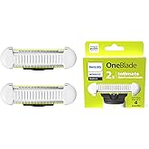 Philips Norelco OneBlade Skin Protect Yedek Bı&ccedil;ak, OneBlade Elektrikli Tıraş Makinesi ve D&uuml;zeltici i&ccedil;in, Dayanıklı Paslanmaz 