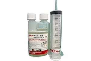 MECA-RUN - KN Nettoyant FAP et SCR - 250ml + Seringue d'injection - Traitement Professionnel de Décrassage des Filtres à Particules et Catalyseurs SCR - MECARUN