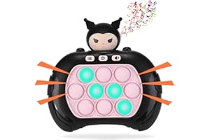 ROUSKY Szybka gra bąbelkowa dla dzieci i dorosłych, mini-ręczna szybka gra push, łagodzenie stresu, zabawka dla chłopców, dziewcząt, nastolatków (lis)