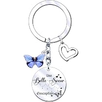Porte-clés Personnalisé "Frère" En Acier Inoxydable - Gravure "Frère En Or", Trèfle à Quatre Feuilles - Cadeau D'anniversaire, Noël, Pour Frère