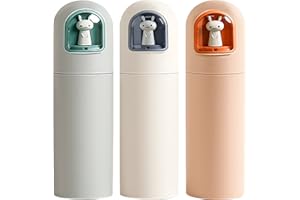 GENERIC Suuwwn Zahnbürsten Etui Kinder,3 Stück Zahnbürste Reiseetui Portable Zahnbürstenhülle Mundspülbecher Reisebox Kreativer Reisezahnbürste Set Zahnputzbecher für Camping,Reisen, Wandern, Zuhause，B