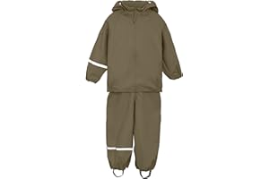 Celavi Basic Rainwear Set – Recycle Pu Unisex-Bambini e Ragazzi