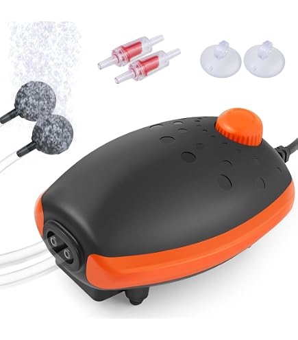 Aquarium Schwammfilter Set – Leiser Tauchfilter Mit Filterkugel Für Mechanische & Biologische Reinigung