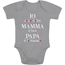 Body Neonato Divertente - Frase 'Mamma Milanista', 100% Cotone Per Comfort E Stile - Foto 7