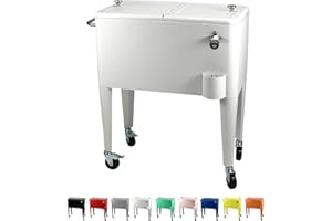 KAILUA COOLER SERVE COOL DRINKS Kailua Cooler - Frigorifero per bevande - scatola di raffreddamento - Box Frigo - Frigo Portatile - Carrello Portabevande - Carrello Mobile Bar - refrigerator