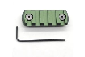 Trirock Vert Olive Section Rail Picatinny pour Keymod - 5 Slots