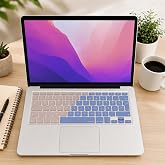 MacBook Klavye Koruyucu Silikon | T&uuml;rk&ccedil;e Q Baskılı | MacBook Air 13 in&ccedil; ve MacBook Pro 13&ndash;15 in&ccedil; (A1278, A1425, A1502, A1286,