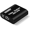 Microware Video and Game Capture Card with Audio & Loop (HDMI Video Capture with Loop)