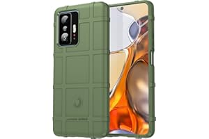 FTRONGRT Case for Xiaomi 11T Pro/Xiaomi 11T, Anti-Slip Ultra Thin Shock Absorption Anti Scratch Protective, Cover Case for Xiaomi 11T Pro/Xiaomi 11T.(ArmyGreen)
