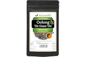 YOUR EXCELLENTEA Oolong Tie Guan (50g) Oolong Loose Leaf Chinese Tea China Green Leaves Fujian, also known as the Iron Goddess of Mercy Classic Fragrant Smooth Mellow Hand-Picked Floral Fruity, Resealable Pouch
