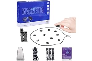 Mihutu Gioco di Scacchi Magnetici, 30 pcs Educativo Gioco da tavolo a scacchi con pietre magnetiche, Giochi magnetici per bambini per Riunioni di Famiglia E Viaggi E Forniture per Feste