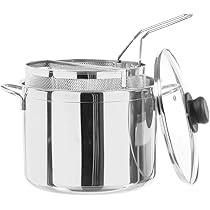 Set 2 Utensili Da Cucina In Acciaio Inox - Scolapasta E Schiumarola Con Manico In Legno, Per Pasta E Fritti - Foto 11