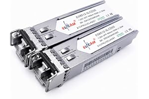 Elfcam® - 2-pack 1,25 Gbps SFP-transceivermodul, duplex LC/UPC fiberoptisk kontakt (850nm, 550M)