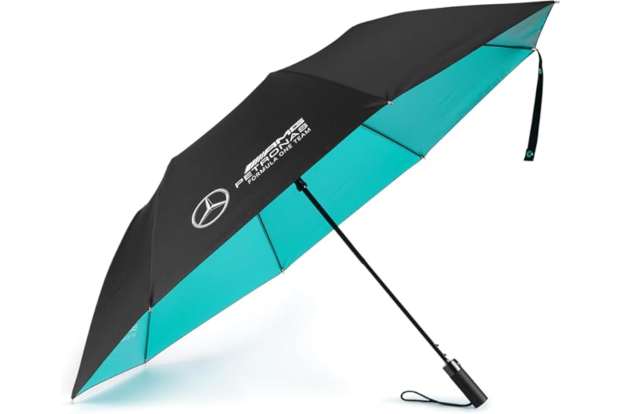 Mercedes AMG Petronas F1 Compact Umbrella - Black