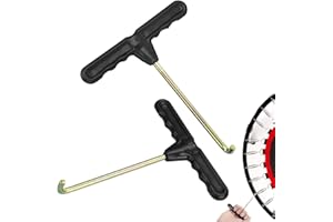 Heting-YQ 2 Stück Trampolin T Haken Kit Metall Trampolin Werkzeug T-Haken Trampolin Federspanner Federzieher Feder für Springen Trampolin Federzug