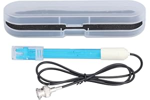 JOPWKUIN PH-Sonde, BNC PH-Elektrode 0-60 ℃ Arbeitstemperatur Geringes Gewicht Bequem zu tragen für die chemische Industrie, die Farbstoffindustrie und die Forschungsindustrie