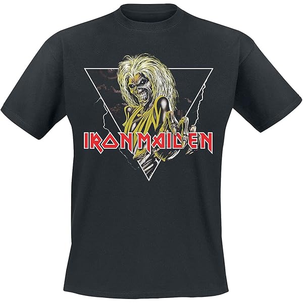 Iron Maiden World Slavery Tour Langarmshirt - Offizielles Band Shirt Schwarz